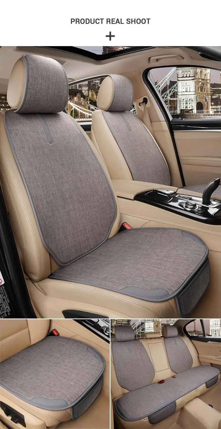 Car Breathable Flax Seat Cover Car Breathable Flax Seat Cover