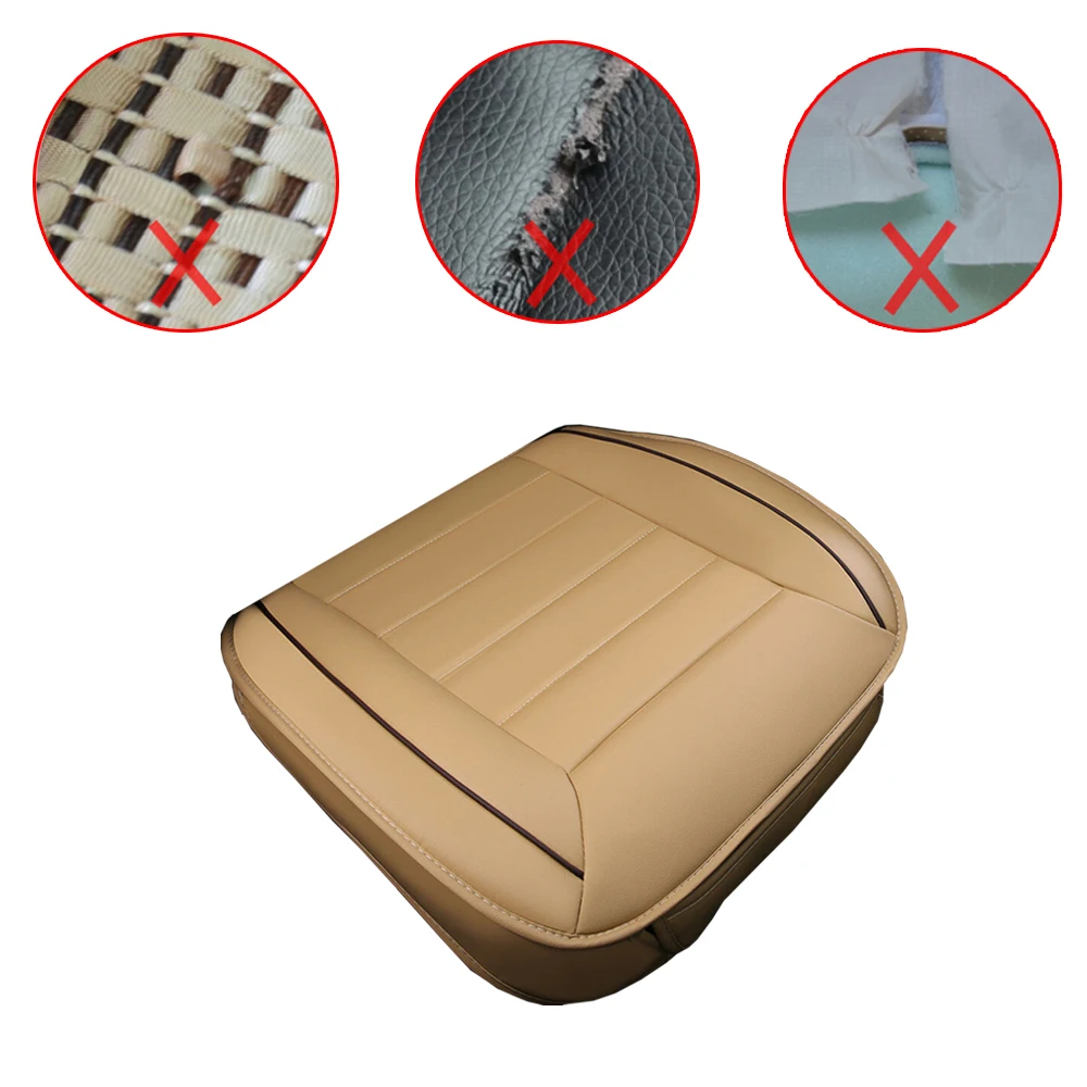 3D PU Leather Car Seat Cover Full Surrounded Pad Mat