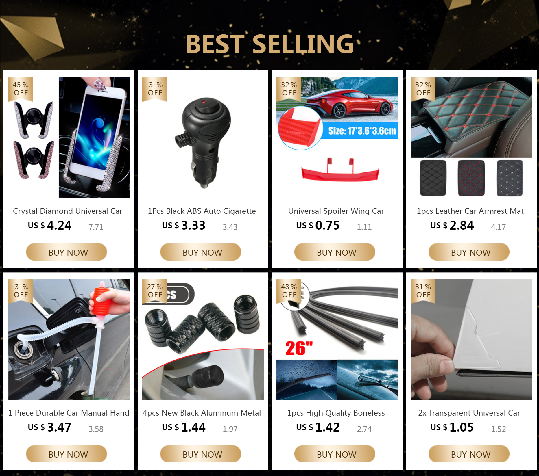3D PU Leather Car Seat Cover Full Surrounded Pad Mat