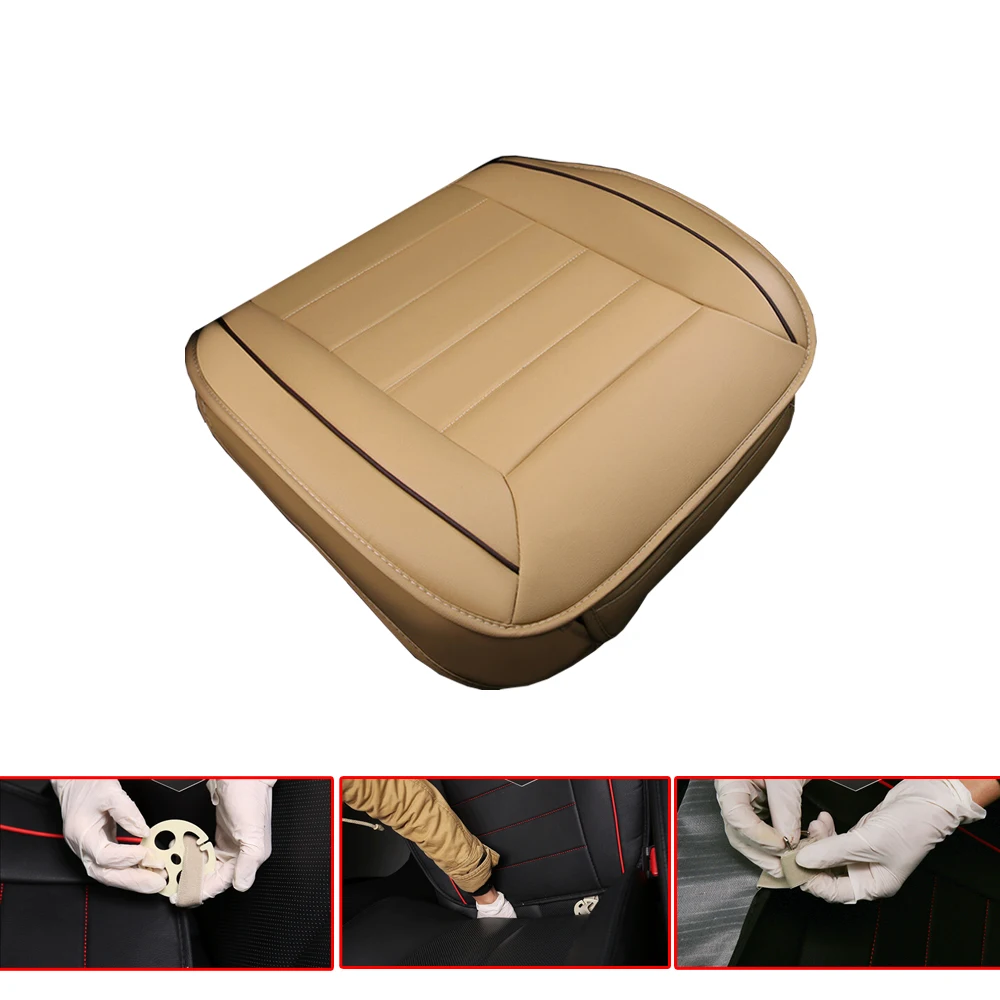 3D PU Leather Car Seat Cover Full Surrounded Pad Mat
