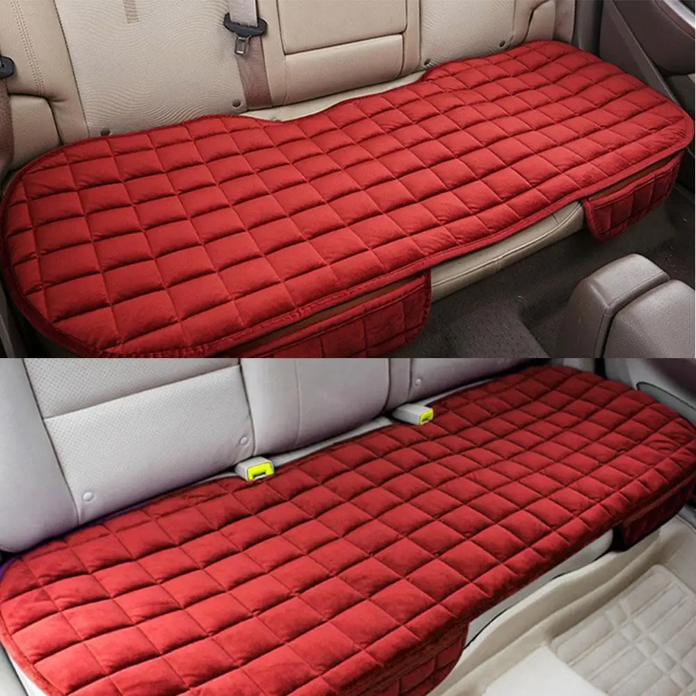 Car Seat Cover Front Rear Flocking Cloth Cushion Non Fit Mat Protector Car Seat Cover Front Rear Flocking Cloth Cushion Non Fit Mat Protector