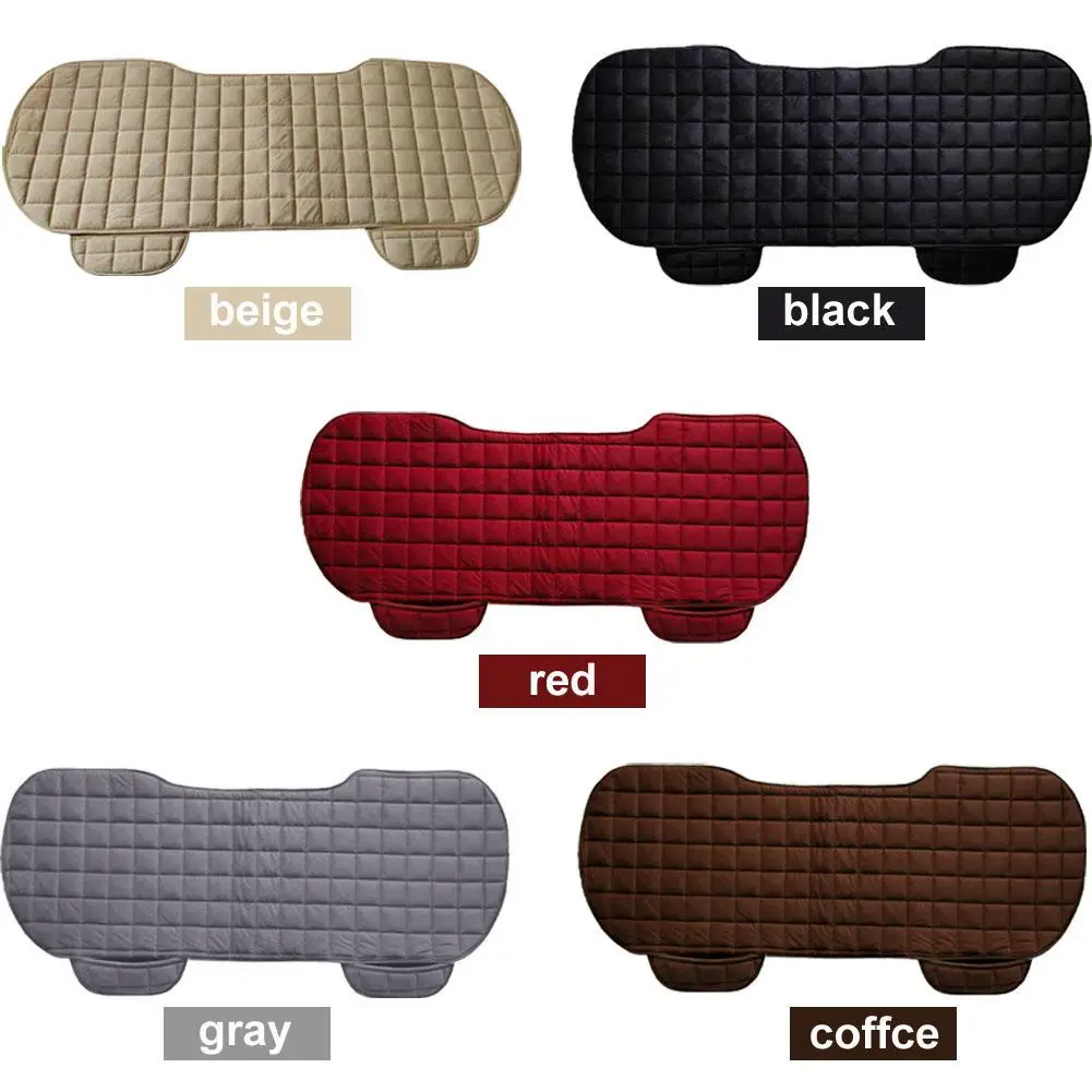 Car Seat Cover Front Rear Flocking Cloth Cushion Non Fit Mat Protector Car Seat Cover Front Rear Flocking Cloth Cushion Non Fit Mat Protector
