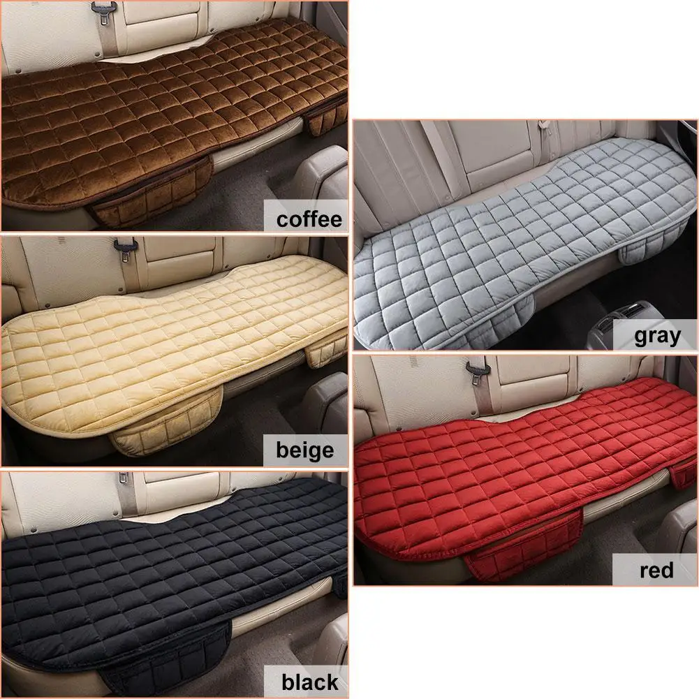 Car Seat Cover Front Rear Flocking Cloth Cushion Non Fit Mat Protector Car Seat Cover Front Rear Flocking Cloth Cushion Non Fit Mat Protector