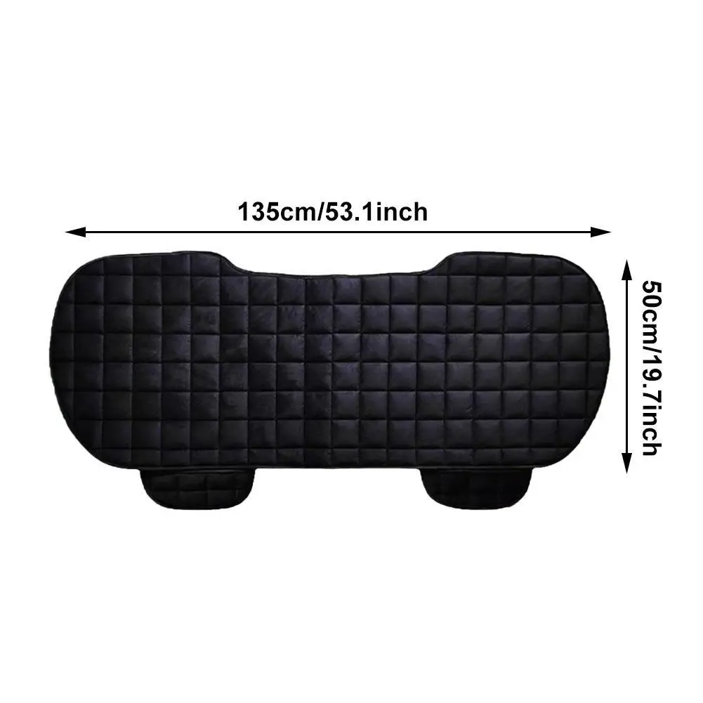 Car Seat Cover Front Rear Flocking Cloth Cushion Non Fit Mat Protector Car Seat Cover Front Rear Flocking Cloth Cushion Non Fit Mat Protector