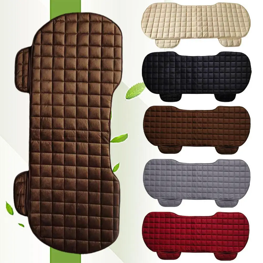 Car Seat Cover Front Rear Flocking Cloth Cushion Non Fit Mat Protector Car Seat Cover Front Rear Flocking Cloth Cushion Non Fit Mat Protector