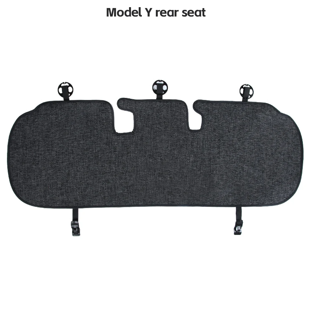 Car Flax Seat Pad Cover Comfortable Non-slip Breathable