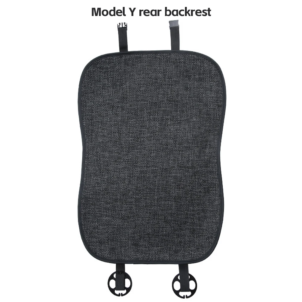Car Flax Seat Pad Cover Comfortable Non-slip Breathable