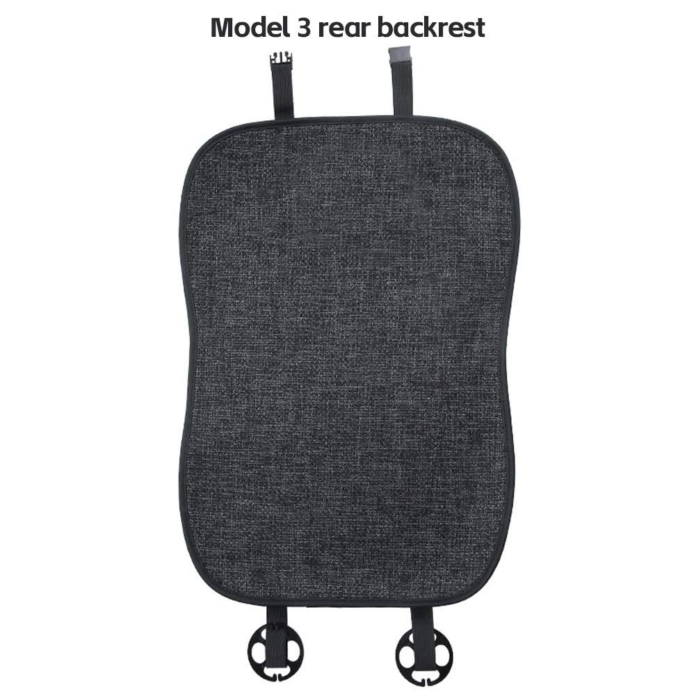 Car Flax Seat Pad Cover Comfortable Non-slip Breathable