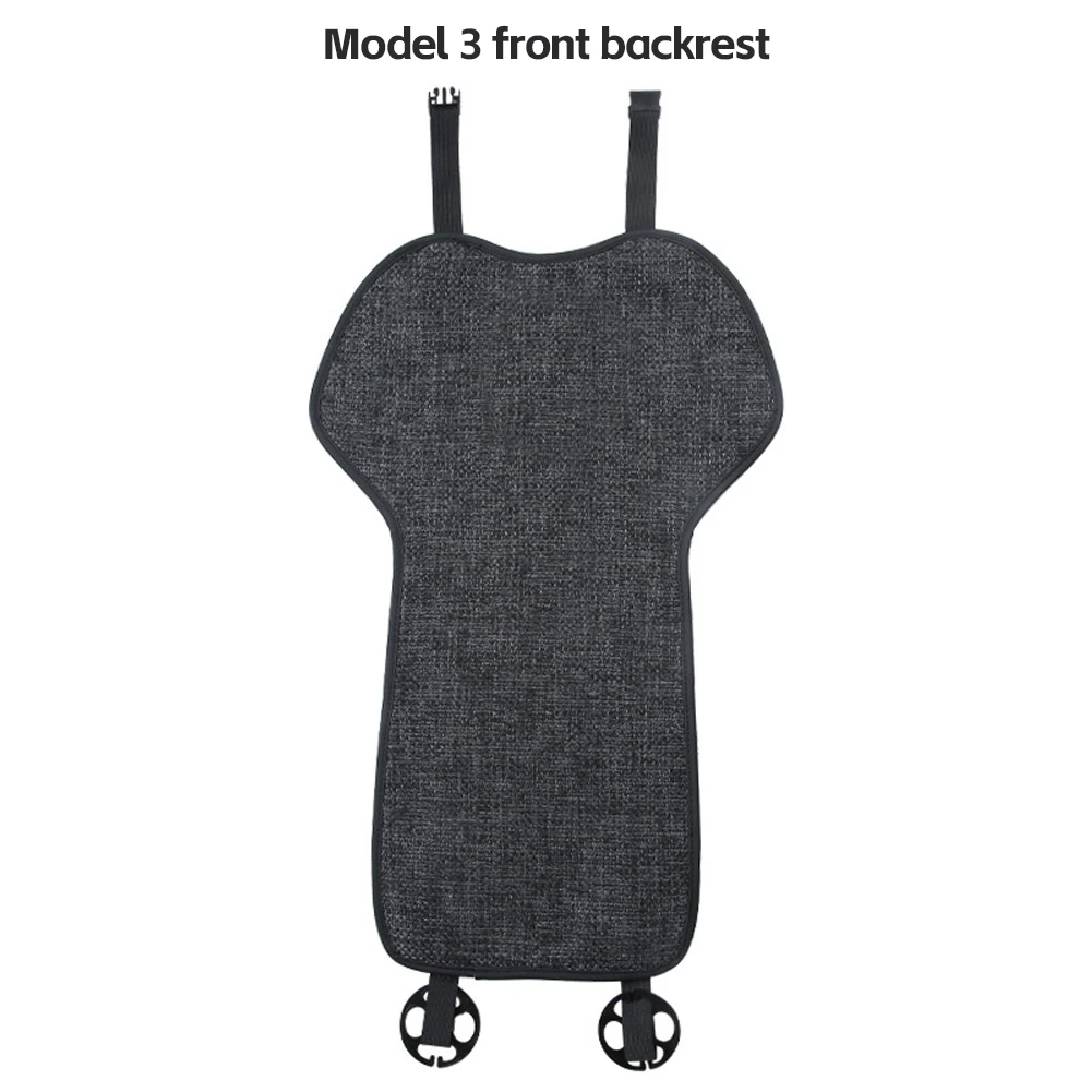 Car Flax Seat Pad Cover Comfortable Non-slip Breathable