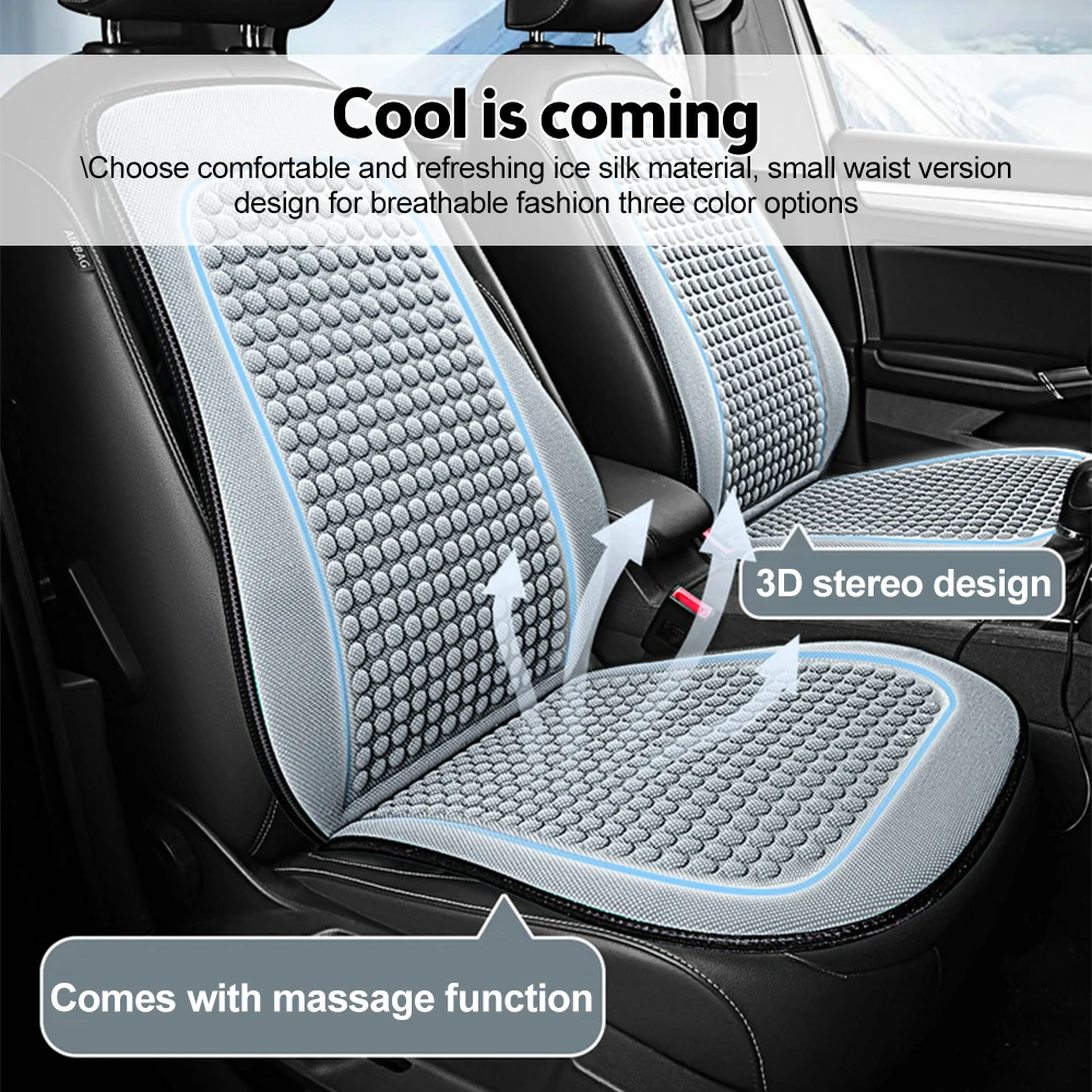 Summer Cooling Seat Cushion Breathable Car Seat Covers