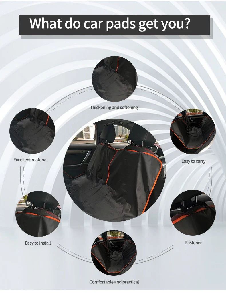 Dog Car Seat Cover for Back Seat
