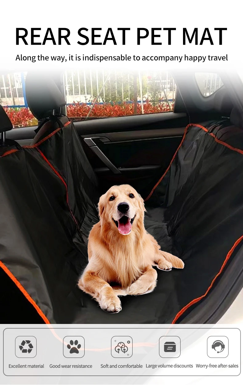 Dog Car Seat Cover for Back Seat