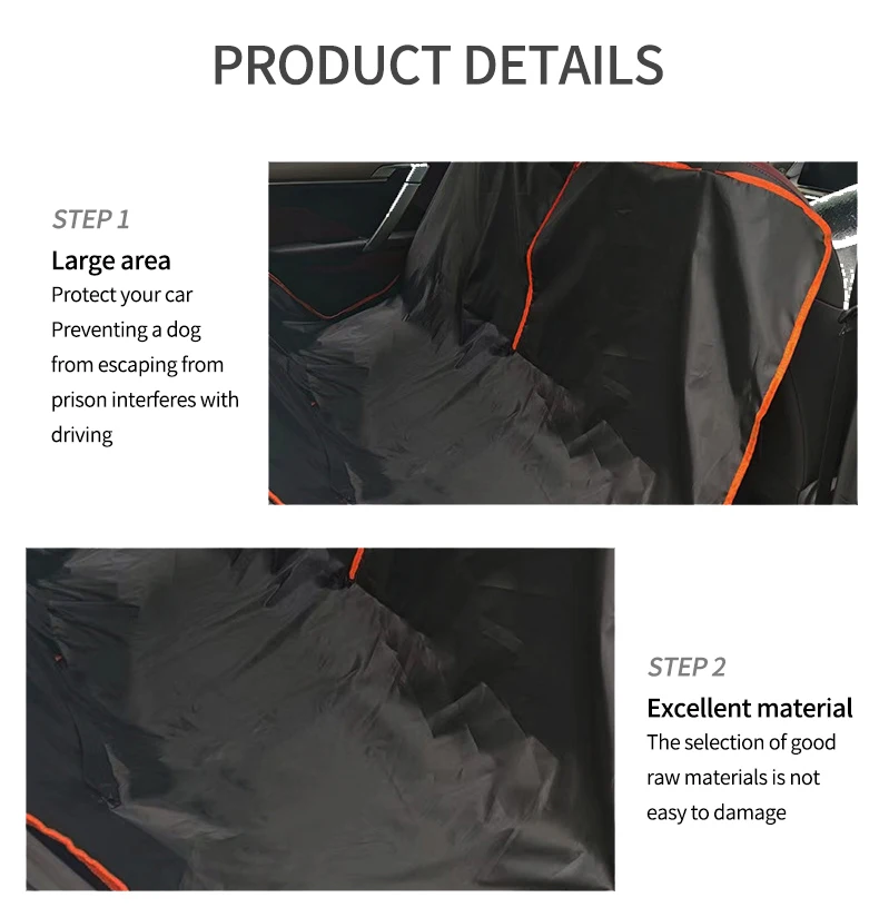 Dog Car Seat Cover for Back Seat