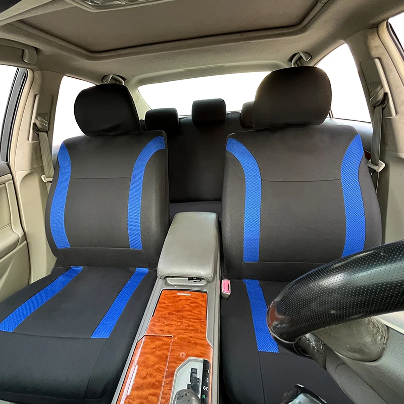 AUTO PLUS Sports Universal Polyester Car Seat Cover Set AUTO PLUS Sports Universal Polyester Car Seat Cover Set