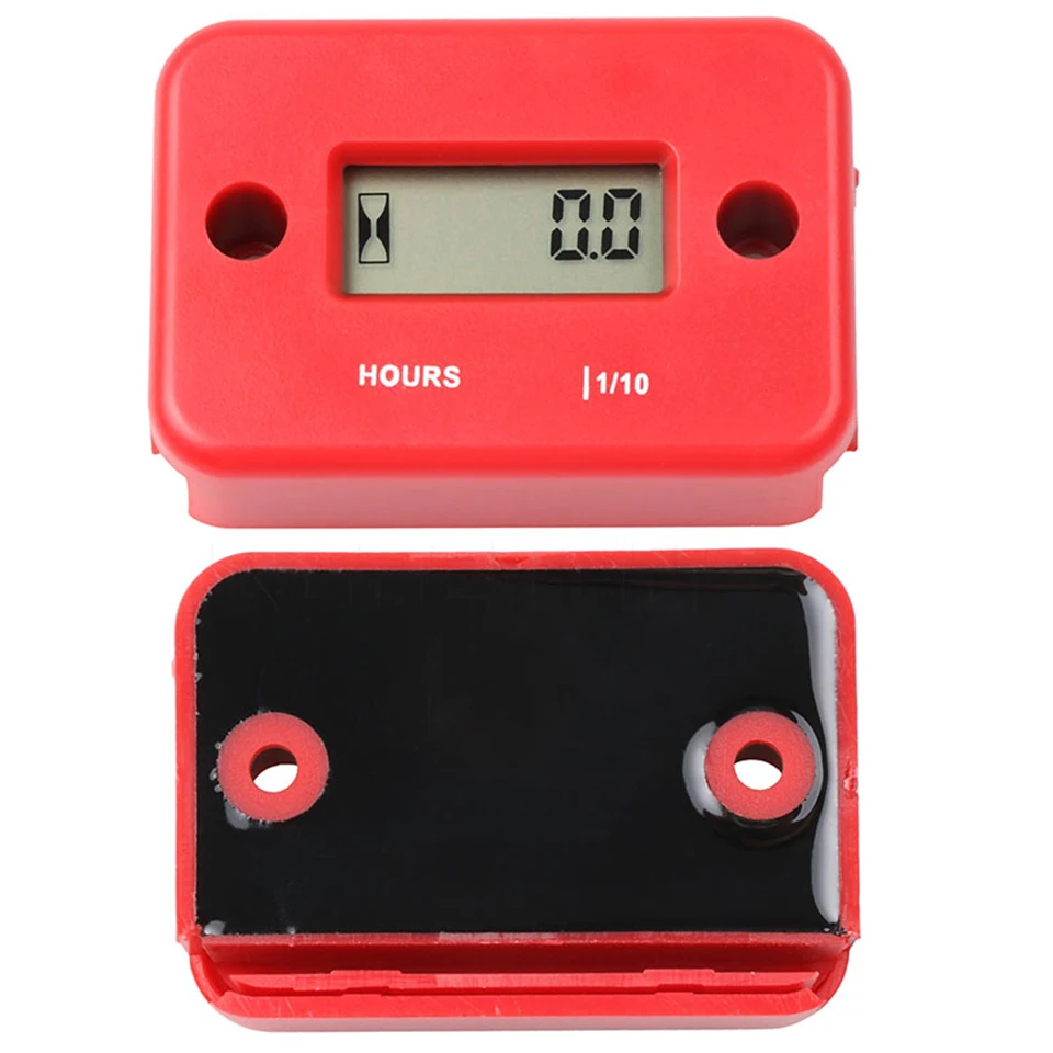Waterproof LCD Display Digital Hour Meter Inductive timer