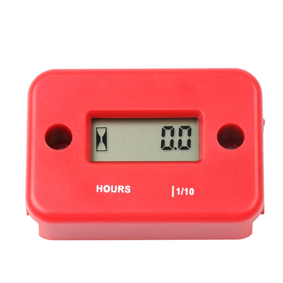 Waterproof LCD Display Digital Hour Meter Inductive timer