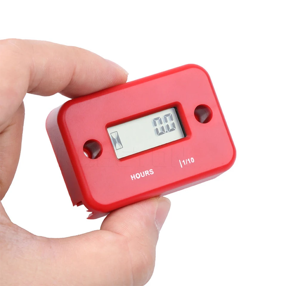 Waterproof LCD Display Digital Hour Meter Inductive timer