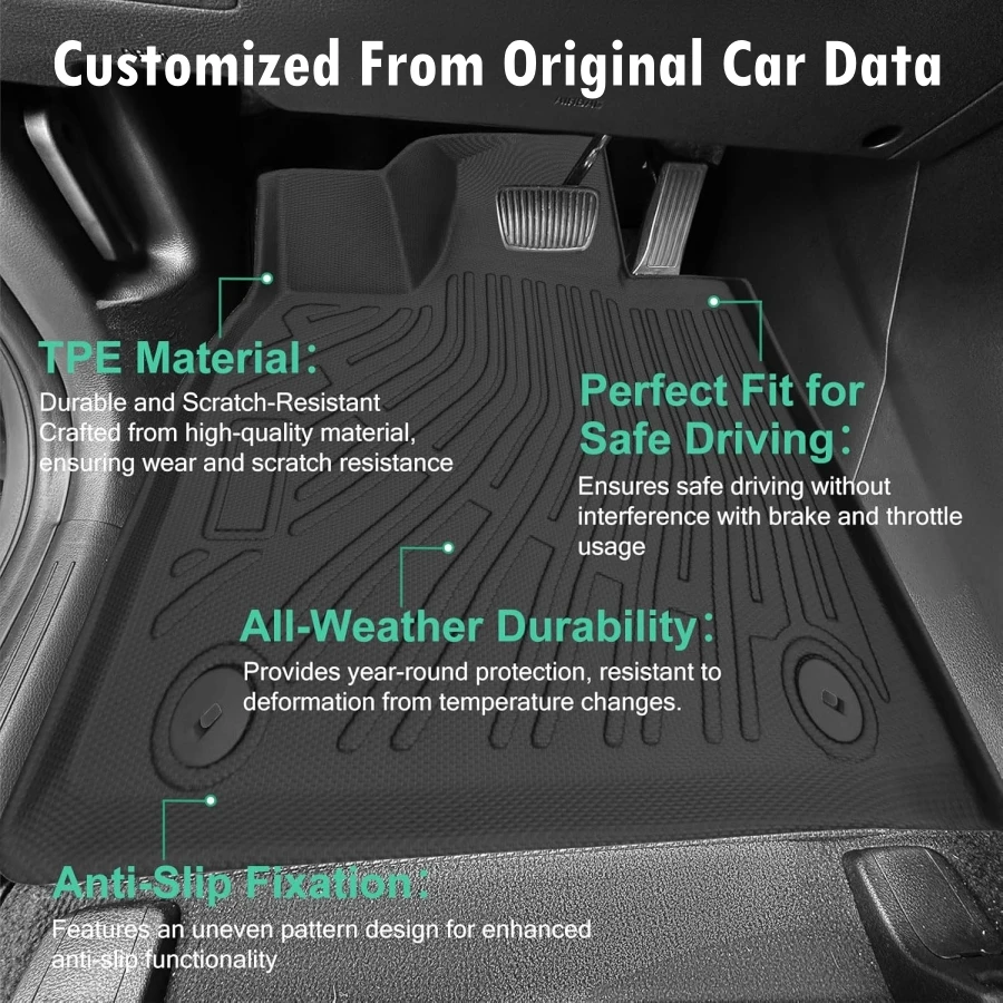 Floor Mats & Cargo Mat Backrest Mat All Weather Protection Floor Mats & Cargo Mat Backrest Mat All Weather Protection