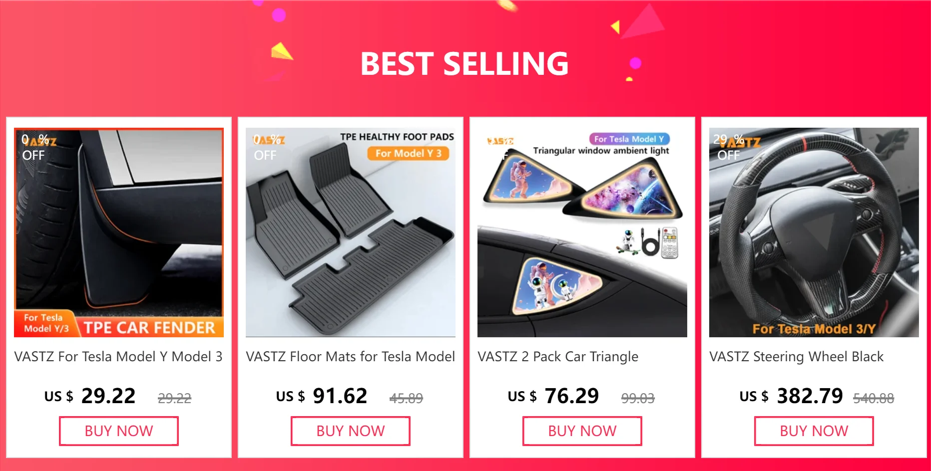 VASTZ Floor Mats for Tesla Model