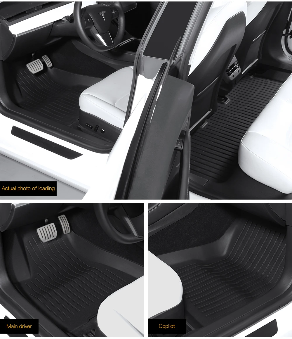 TPE waterproof Anti-Slip Set Floor Liner Mat