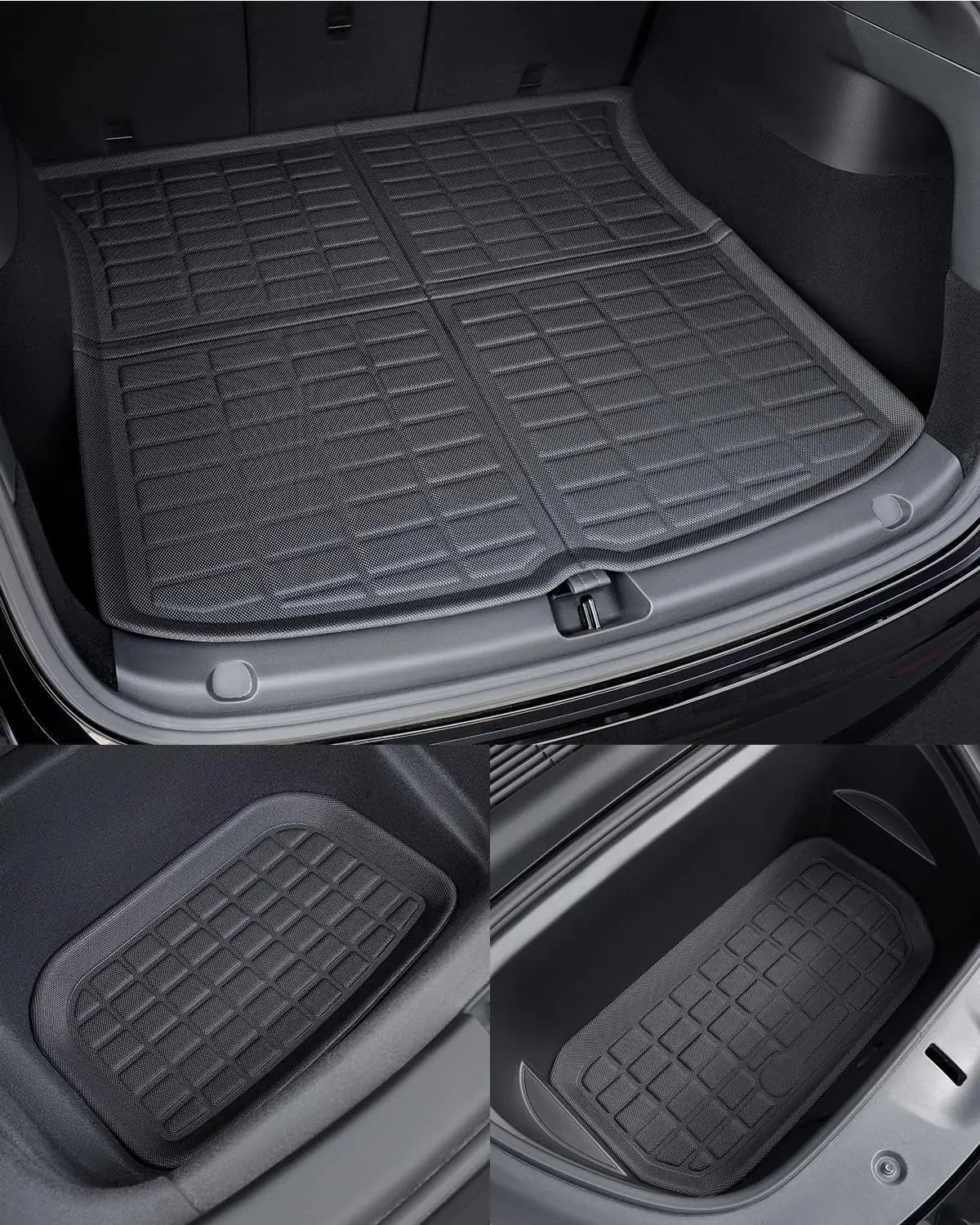 Floor Mats for Tesla Model Y Model 3 Highland 2017-2024 All Weather
