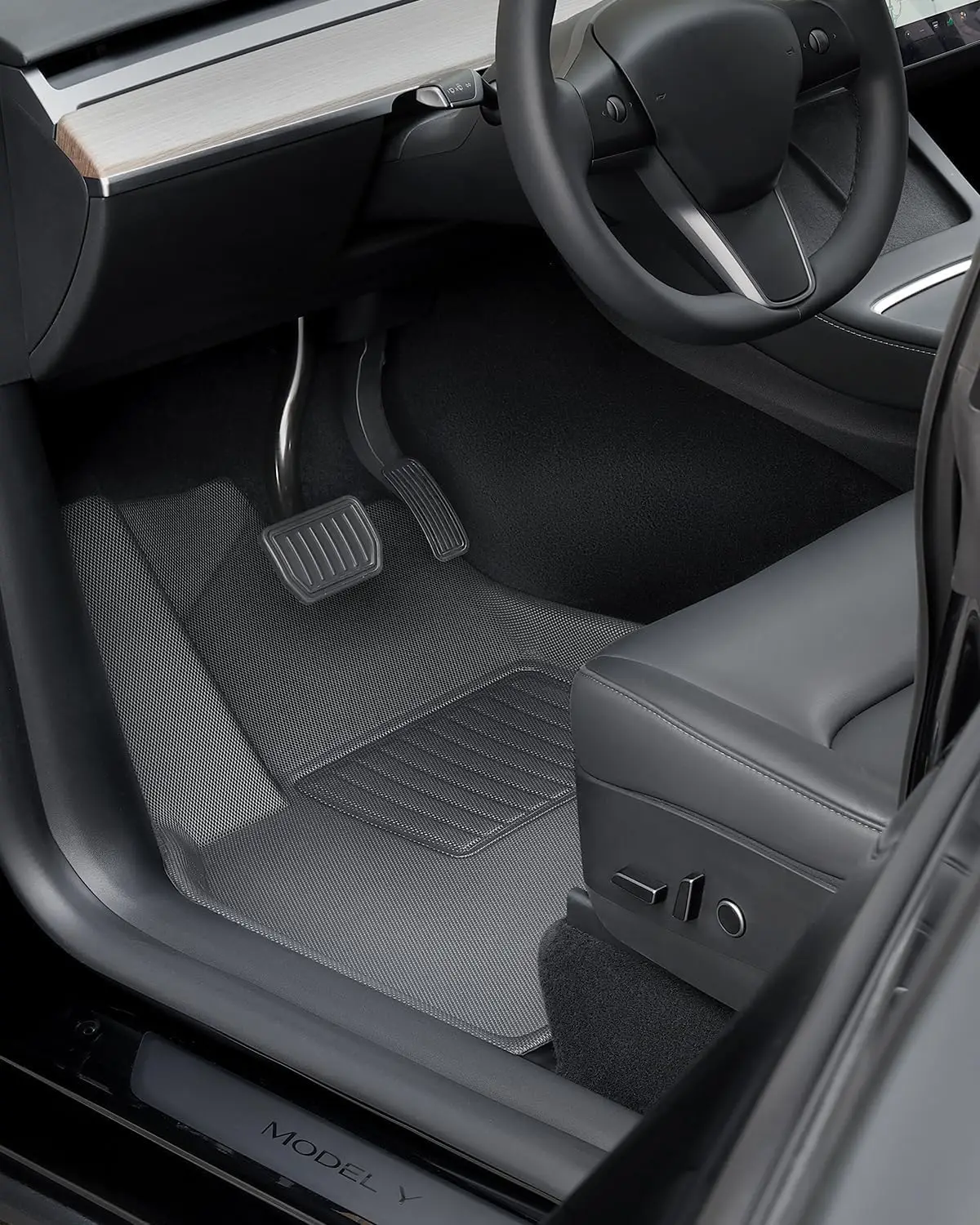 Floor Mats for Tesla Model Y Model 3 Highland 2017-2024 All Weather