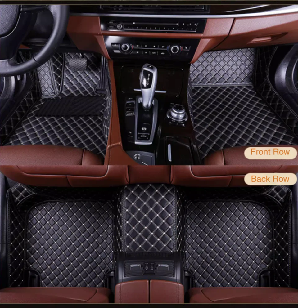Custom Car Floor Mats Special Waterproof And Non-slip Leather Carpet Custom Car Floor Mats Special Waterproof And Non-slip Leather Carpet