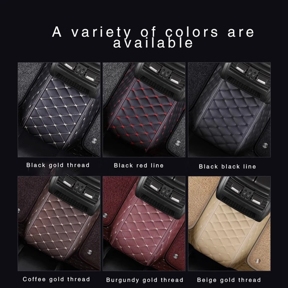 Custom Car Floor Mats Special Waterproof And Non-slip Leather Carpet Custom Car Floor Mats Special Waterproof And Non-slip Leather Carpet