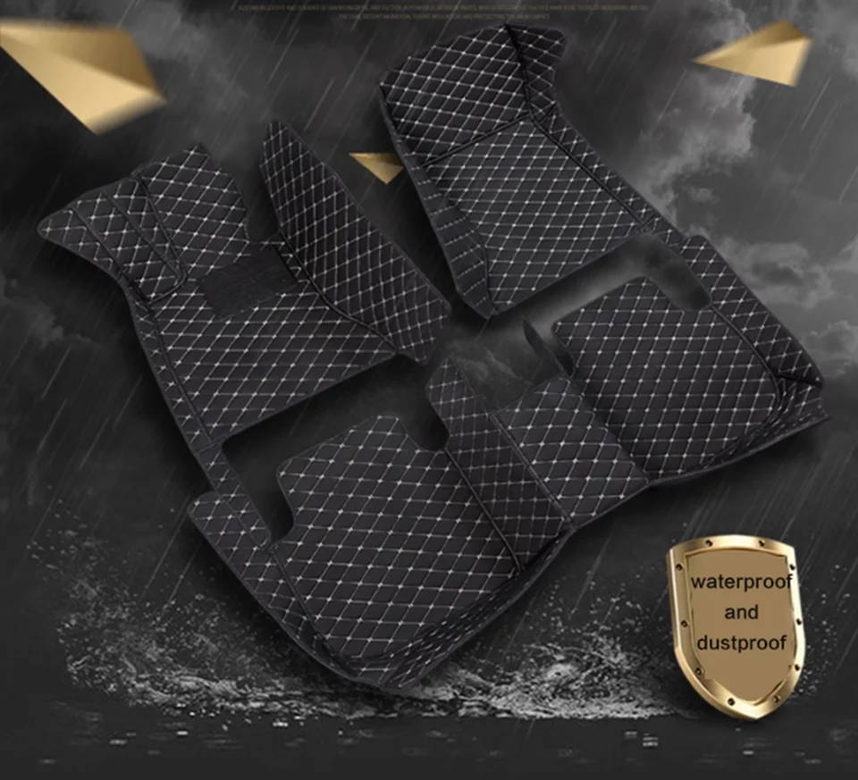 Custom Car Floor Mats Special Waterproof And Non-slip Leather Carpet Custom Car Floor Mats Special Waterproof And Non-slip Leather Carpet