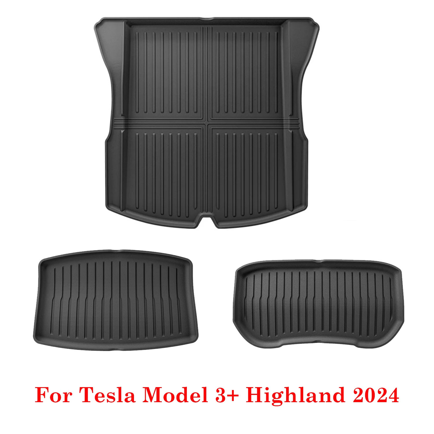 3pcs LHD Trunk Mat