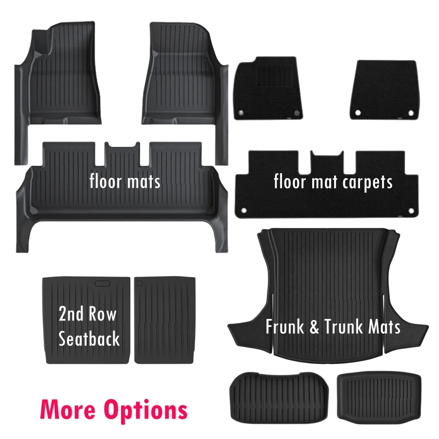 For 2024 Tesla Model 3 Highland Floor Mats For 2024 Tesla Model 3 Highland Floor Mats