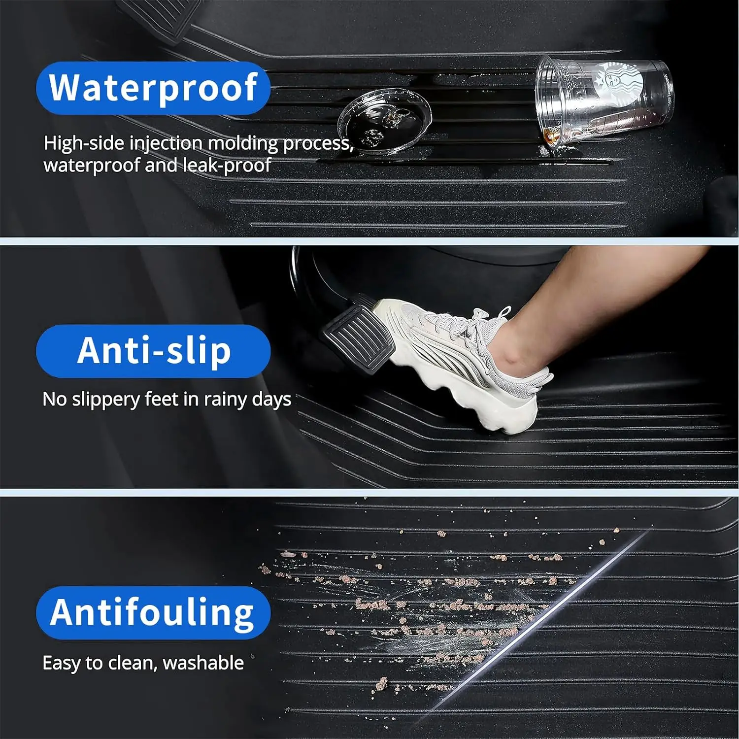 PECHAM For Tesla Floor Mats PECHAM For Tesla Floor Mats