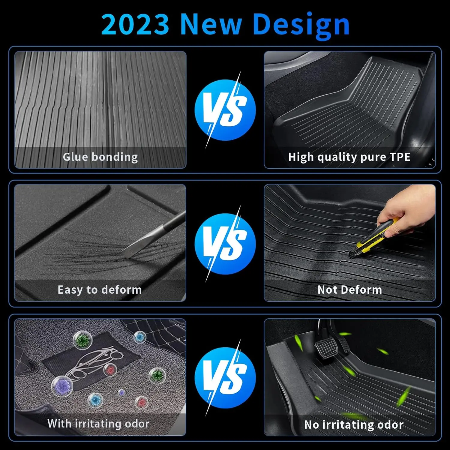 PECHAM For Tesla Floor Mats PECHAM For Tesla Floor Mats