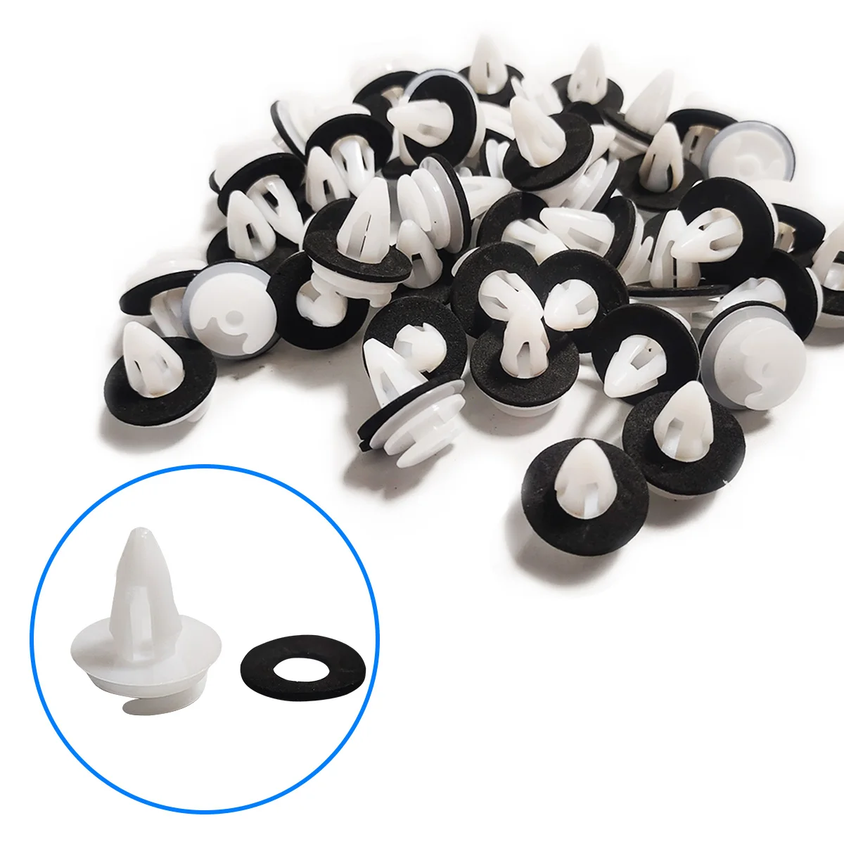 20/50Pcs Door Panel Clips 9mm Hole