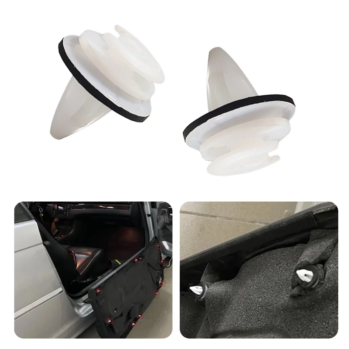 20/50Pcs Door Panel Clips 9mm Hole