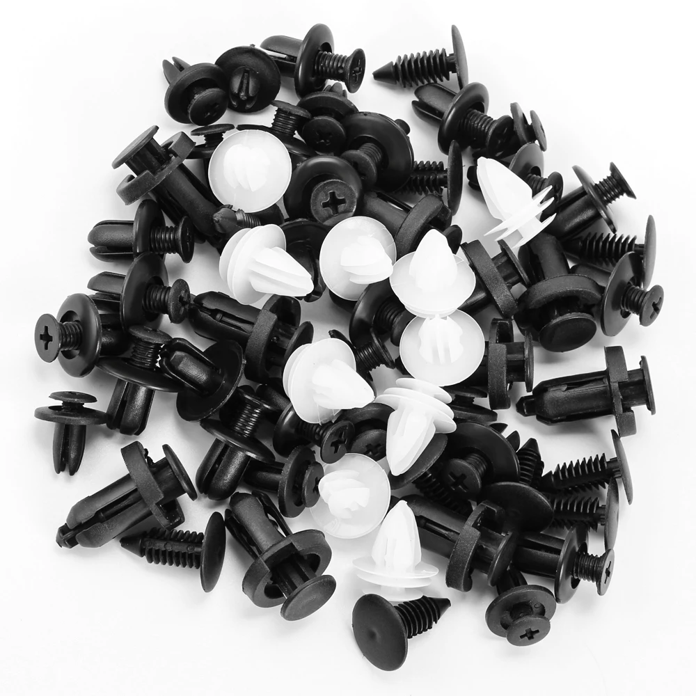 60pcs Mixed Auto Fastener Clip
