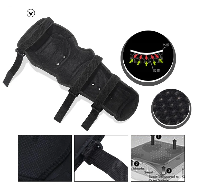 Stainless Motorcycle Kneepad