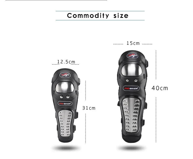 Stainless Motorcycle Kneepad