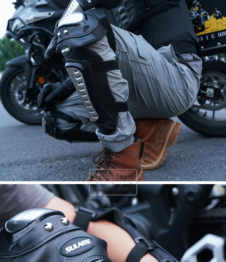 Stainless Motorcycle Kneepad