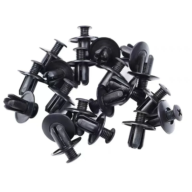 10-200pcs 8mm Plastic Rivets Fasteners Screw