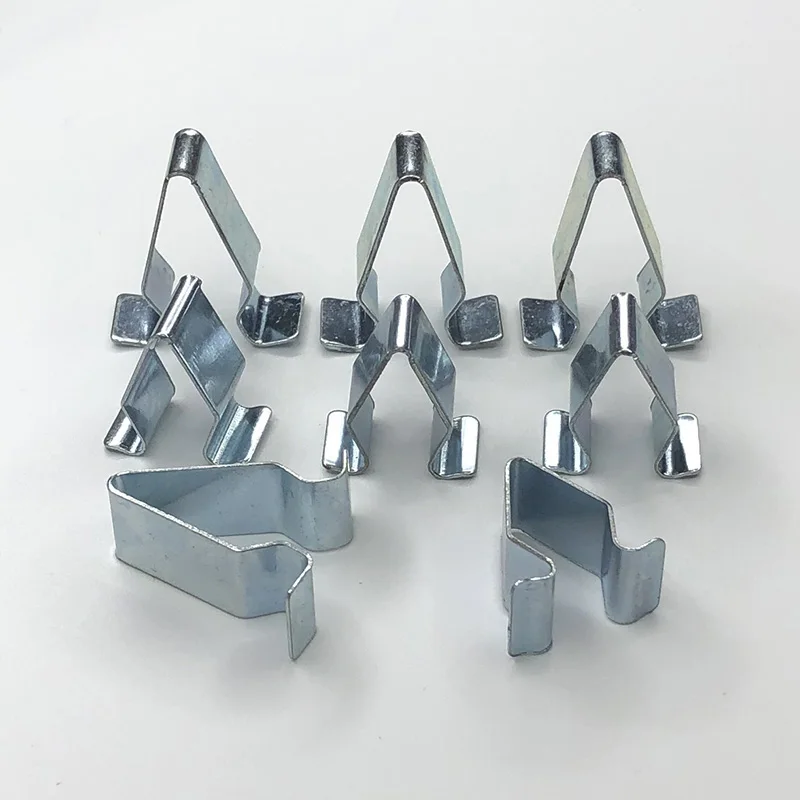 Sliver Car Door Trim Panel Lining Clips Metal