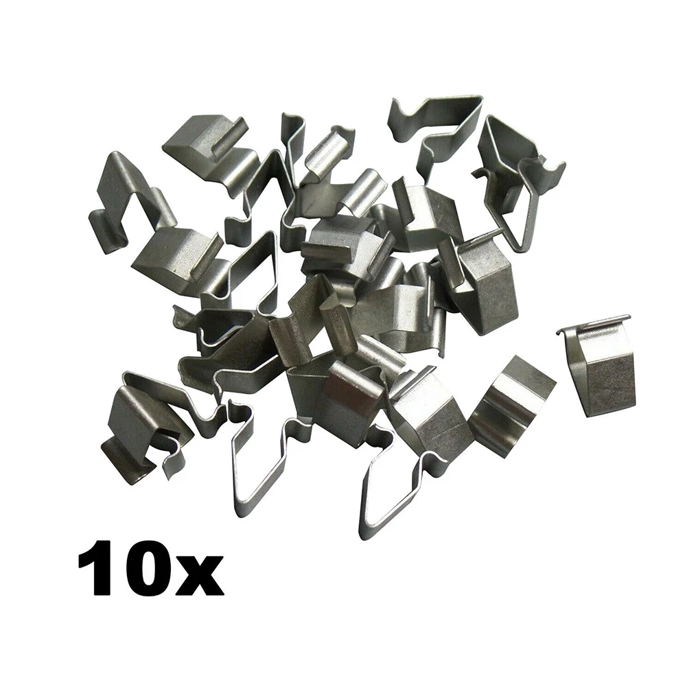 10 Pcs Metal Trim Panel Clips 10 Pcs Metal Trim Panel Clips