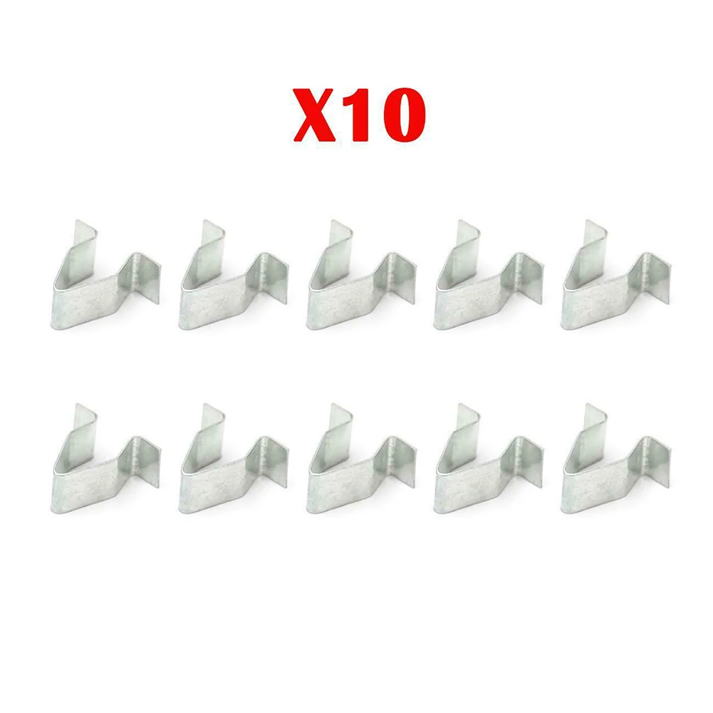 10 Pcs Metal Trim Panel Clips 10 Pcs Metal Trim Panel Clips