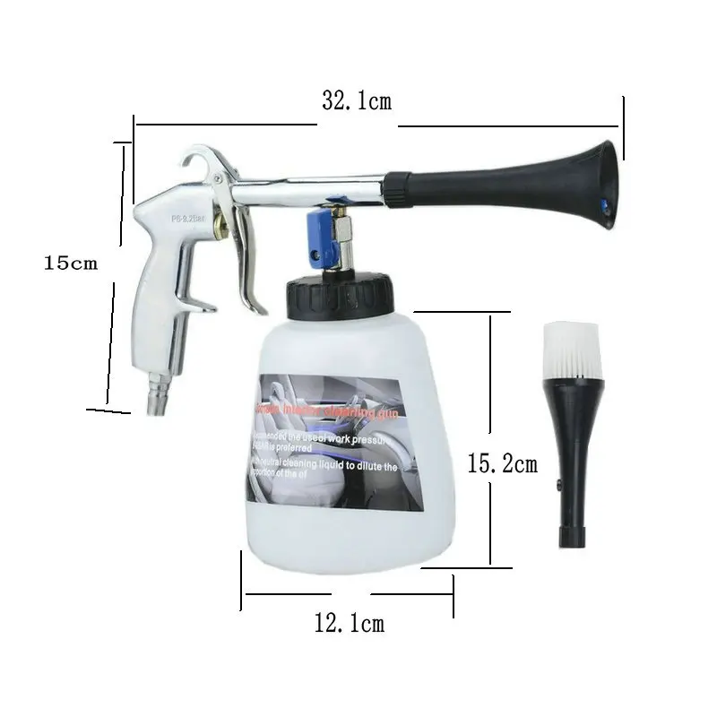 Gun Washer Cockpit Care with Brush Air Operated  portable