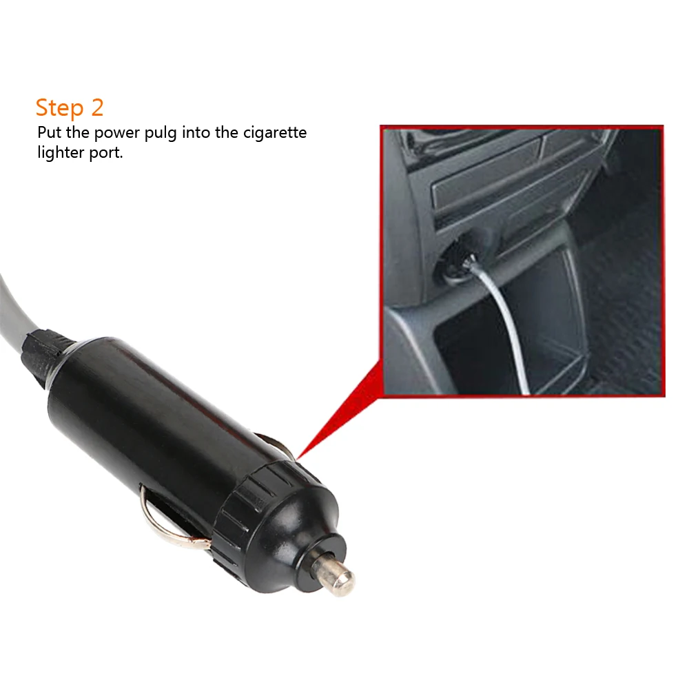 Portable Car Shower with Cigarette Lighter Cleaning Tool