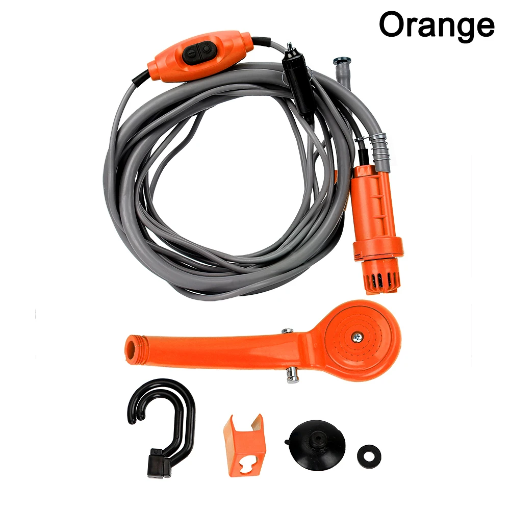 Portable Car Shower with Cigarette Lighter Cleaning Tool