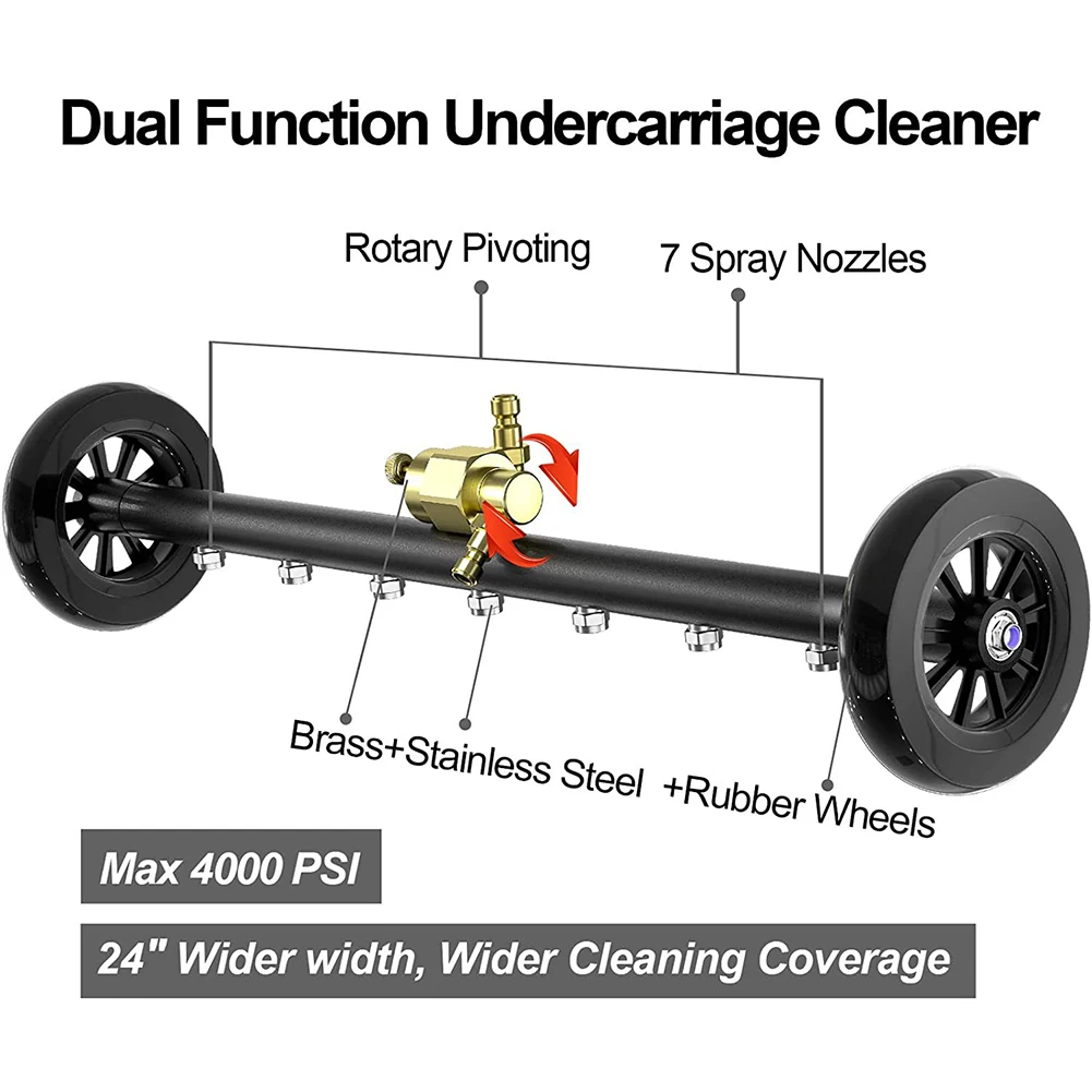 22 Inch High-Pressure Water Broom