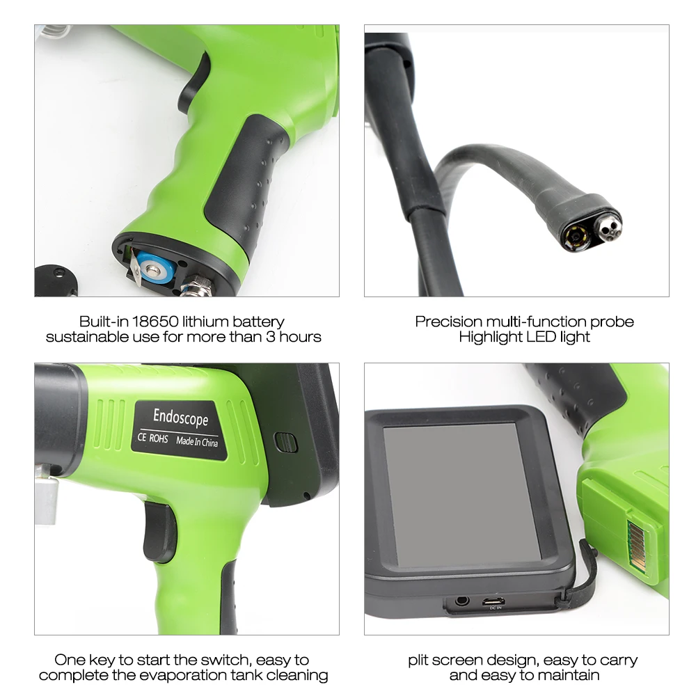 Car Air Conditioner Cleaning Gun Inspection LCD Display