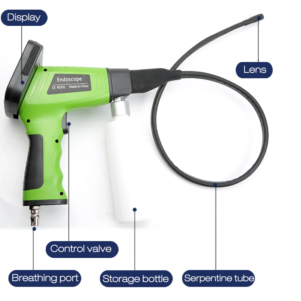 Car Air Conditioner Cleaning Gun Inspection LCD Display