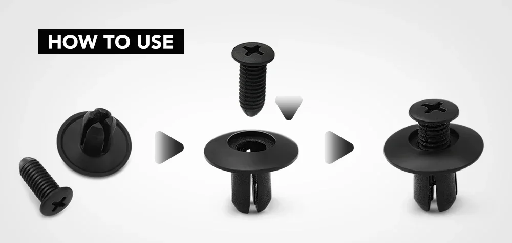 8mm Plastic Fasteners Screws